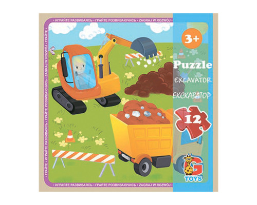 Пазли дитячі "Транспорт" LT07, 12 елементів