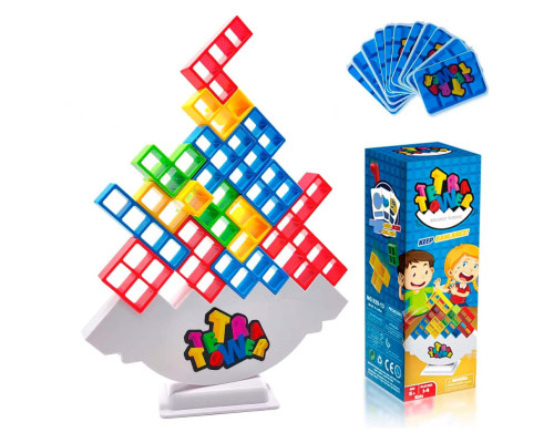 Настольная игра "Tetra Tower" Bambi TET-88103B 32 детали