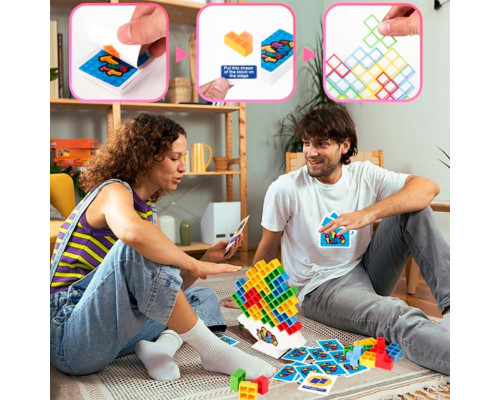 Настольная игра "Tetra Tower" Bambi TET-88103B 32 детали