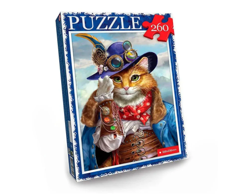 Пазл "Кіт у капелюсі-2" Danko Toys C260-13-13, 260 ел.