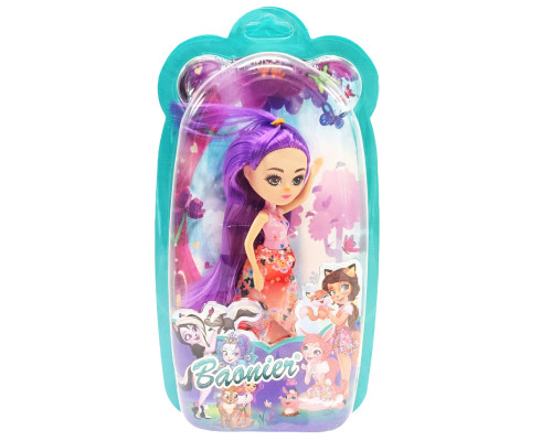 Дитяча іграшкова Лялька "Baobier" JJ8572-20(Violet) 15 см, шарнірна