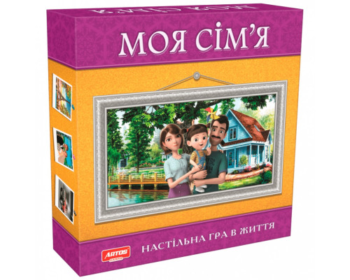 Настольная игра "Моя семья" 0765ATS на укр. языке