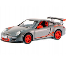 Колекційна іграшкова машинка PORSCHE 911 GTS RS KT5352W інерційна  Сірий