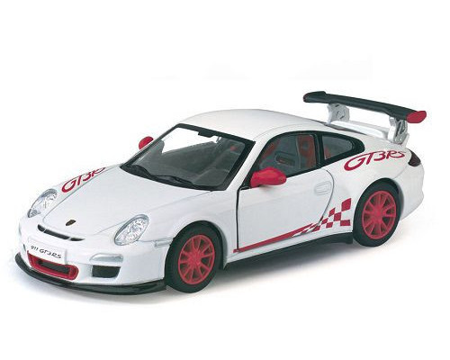 Коллекционная игрушечная машинка PORSCHE 911 GTS RS KT5352W инерционная Белый