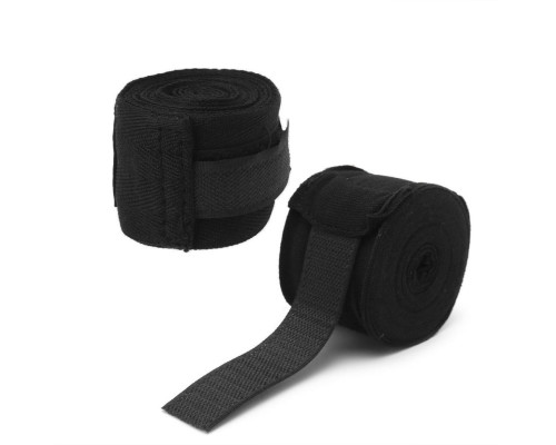 Боксерські бинти Hard NE-BOX-N1BK 3 метри, нейлонові, чорні