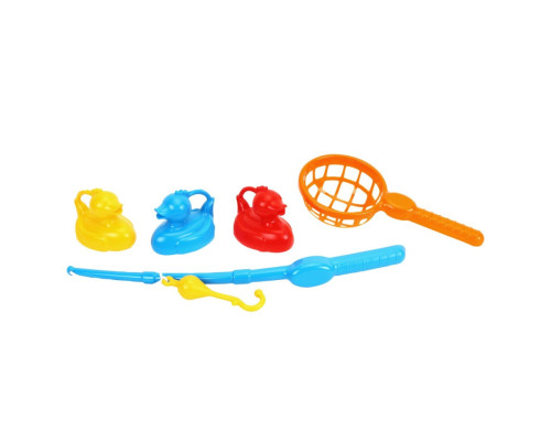 Детский игровой набор "Рыбалка" ТехноК 7594TXK сачок и три уточки