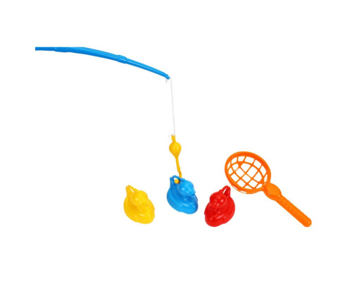 Детский игровой набор "Рыбалка" ТехноК 7594TXK сачок и три уточки