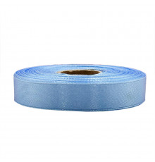 Атласна стрічка для рукоділля АБ-632, 1,2см x 23 м, Джинсовий