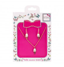 Біжутерія дитяча 2 в 1 Ice-Cream Fashion T24607 сережки + підвіска