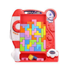 Детская развивающая игрушка 3 в 1 "Пазлы, тетрис, танграм" 8792(Pink)