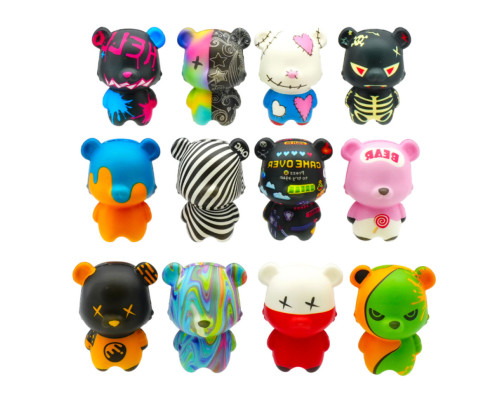 Колекційна іграшка-сквіш Хайпові ведмедики Tiki Wiki SQ027 іграшка-сюрприз