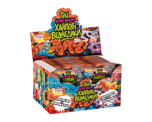 Колекційна іграшка-сквіш Хайпові ведмедики Tiki Wiki SQ027 іграшка-сюрприз
