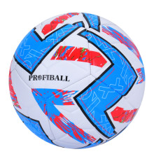 М'яч футбольний MS 4265(Blue) 21,3 см, ПВХ, розмір 5, 380-400 грам