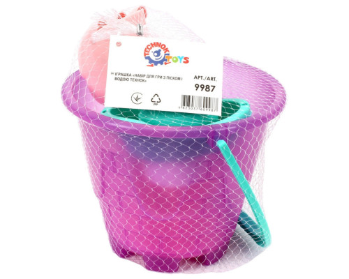 Дитячий набір для гри з піском та водою 9987TXK у сітці