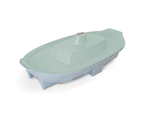 Дитяча пісочниця Корабель 03355/7, 140×72×40 см, з кришкою