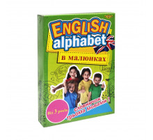 Дитячий розвиваючий комплект ENGLISH ALPHABET MKA0001 в картинках