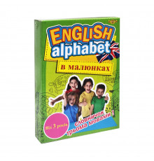 Дитячий розвиваючий комплект ENGLISH ALPHABET MKA0001 в картинках