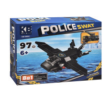 Детский конструктор Police SWAT KB 5905G пластик, 97 деталей