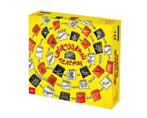 Настольная игра "Испорченный телефон" 0041-VCHR, на украинском языке