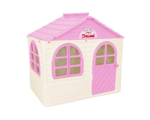 Дитячий ігровий Будиночок зі шторками 02550/14 пластиковий