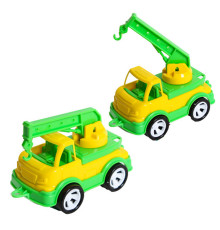 Детская игрушка кран "Mini Matik" 002/5BMS(Yellow) подвижная стрела крана, 13,5 см