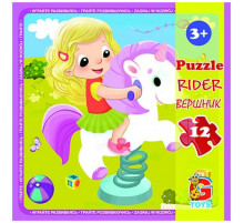 Пазли дитячі "Дитячий майданчик" LX01, 12 елементів