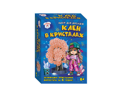 Набір для експериментів Клен у кристалах 10114182 персиковий