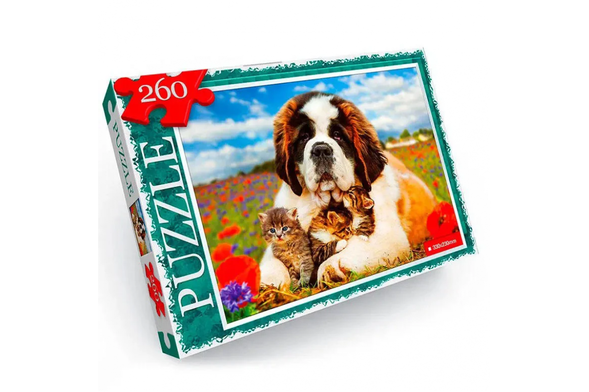 Пазл "Лучшие друзья" Danko Toys C260-13-08, 260 эл.