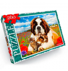 Пазл "Лучшие друзья" Danko Toys C260-13-08, 260 эл.