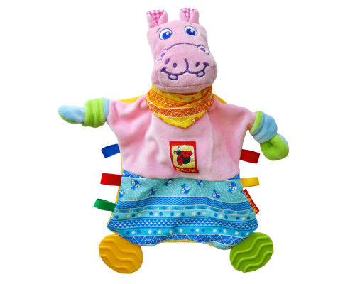 Детская игрушка прорезыватель "Зоо Бегемот Добряк" Macik  МС 160201-02                                                          