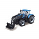 Детская игрушка Трактор "New Holland T7.315" Bburago 18-31632 с фронтальным погрузчиком