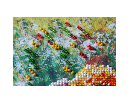 Набір-міді для вишивання бісером "Різнокольорові кулі" AMB-017 20х20 см