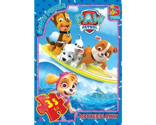 Дитячий пазл "Paw Patrol Щенячий патруль" PW0817 плакат 35 елементів