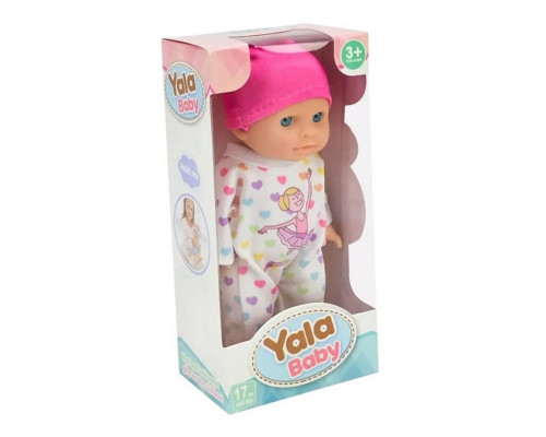 Дитяча лялька-пупс YL2517C-K з аксесуарами у наборі, 17 см