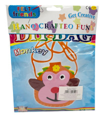 Детский набор для творчества "Сделай свою сумочку Animal" 10648(Monkey)