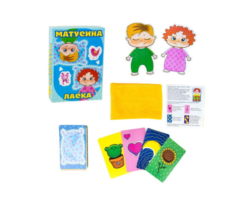 Настільна гра "Мамина ніжність" Strateg 30291, 36 карток