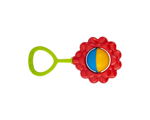 Погремушка детская Цветочек ТехноК 9321TXK для самых маленьких Красный