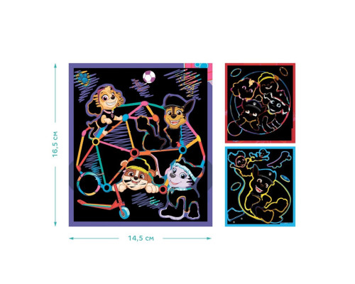 Дитячий набір гравюр "Ігрові розваги" 200566, 3 штуки