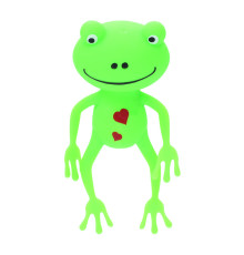 Дитяча іграшка-антистрес "Жабеня" MS 4031(Green) розмір 13 см, борошно