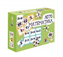 Развивающая настольная игра "Лото математика" 2149-UM 48 фишек