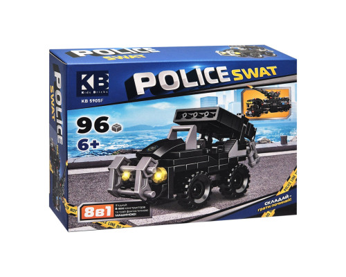 Дитячий конструктор Police SWAT KB 5905F пластик, 96 деталей