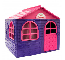 Детский игровой Домик со шторками 02550/1 пластиковый