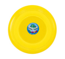 Дитяча іграшка "Літаюча тарілка" 034/1BMS(Yellow) діаметр 21 см