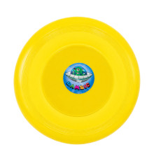 Дитяча іграшка "Літаюча тарілка" 034/1BMS(Yellow) діаметр 21 см