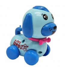 Игрушка заводная Собака  665 Синий