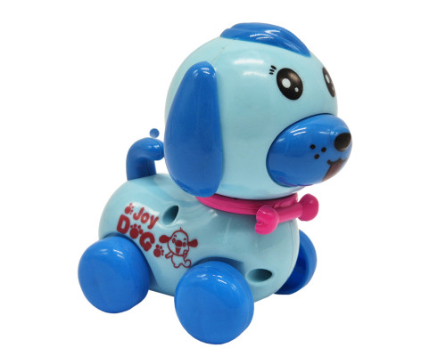 Игрушка заводная Собака  665 Синий