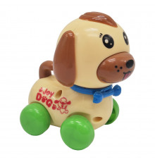 Игрушка заводная Собака  665 Коричневый