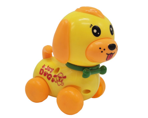 Игрушка заводная Собака  665 Желтый