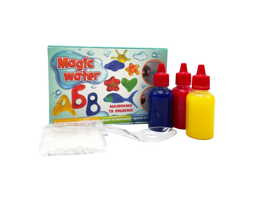 Набір для творчості "Magic water" Малюємо та пишемо MV6031-02, 3 різнокольорові гелі