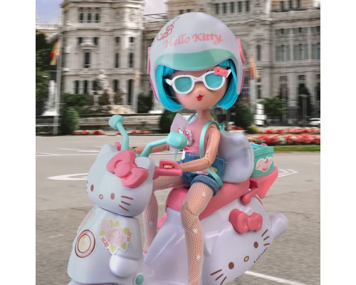 Дитяча лялька "Красуня Пінк на скутері" 4SF Manga Dolls HKTF3000 серії "Hello Kitty"